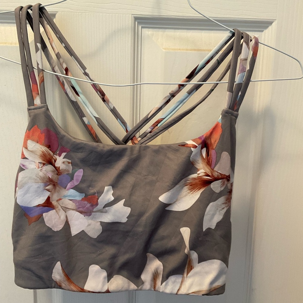 Athleta Gray Activewear Top